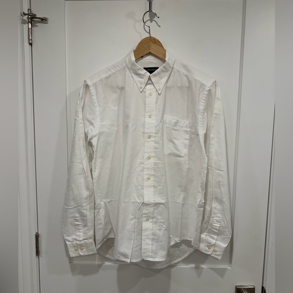 Hathaway Boy’s Classic White Button-Down Shirt.
